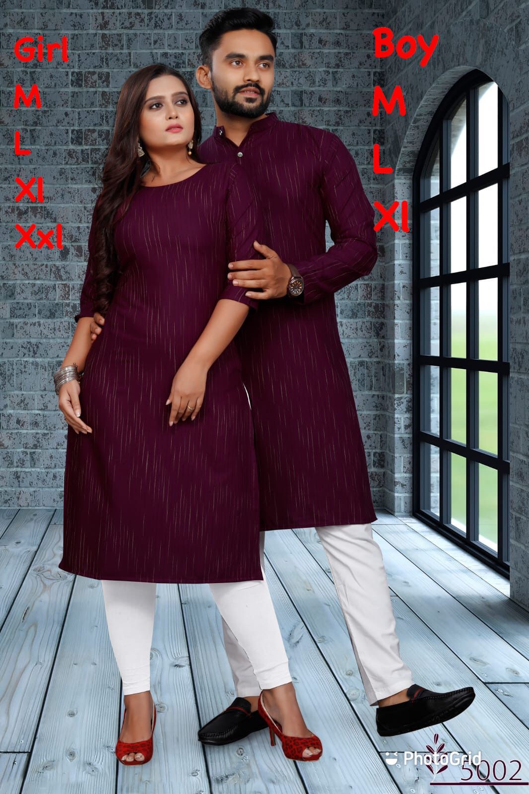 Cotton Ankle Length Couple Kurta And Kurti at Rs 1347/piece in Surat | ID:  23209134762